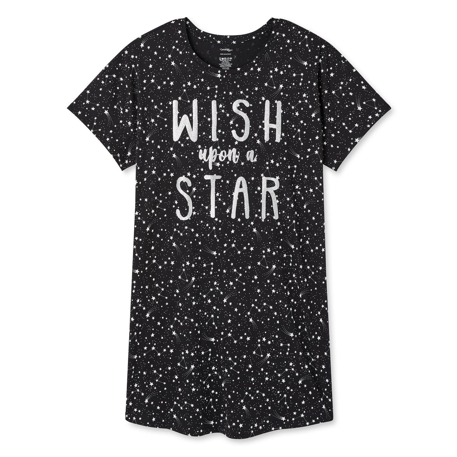 George Plus Women's Crew Neckline Nightshirt