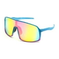 thumbnail image 1 of Lunettes de soleil Athletic Works design à écran bleu et rose., 1 of 3