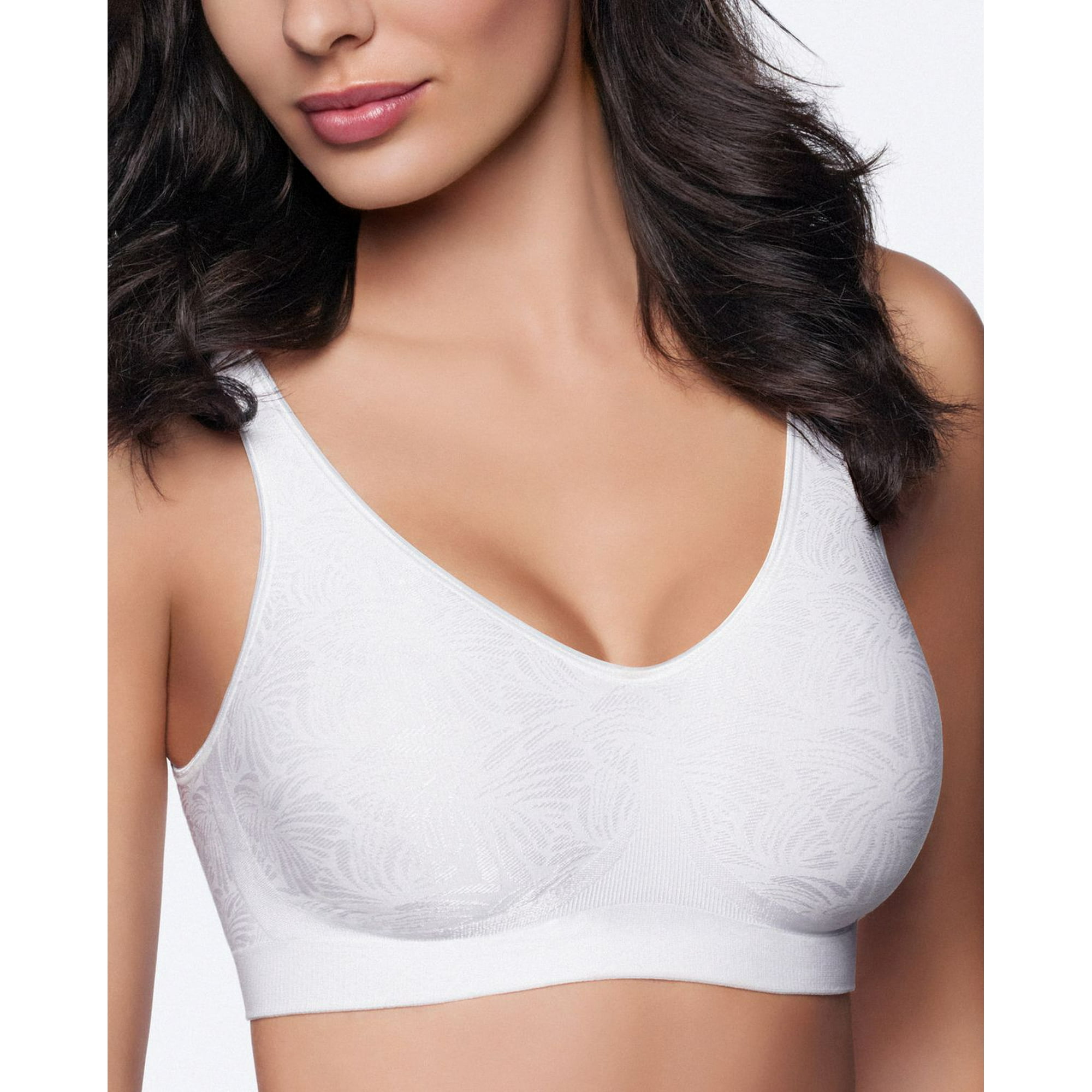 Buy Women's Wirefree Non Padded Super Combed Cotton Elastane Stretch Medium  Coverage Everyday Bra with Concealed Shaper Panel and Adjustable Straps -  White Online at Best Prices in India - JioMart.