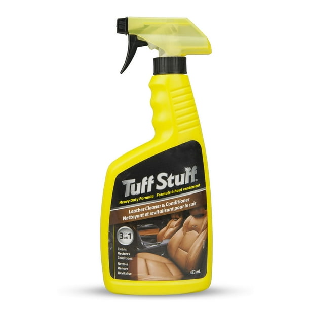 Tuff Stuff® Nettoyant et revitalisant pour le cuir formule 3-en-1 à haut rendement, 473 ml