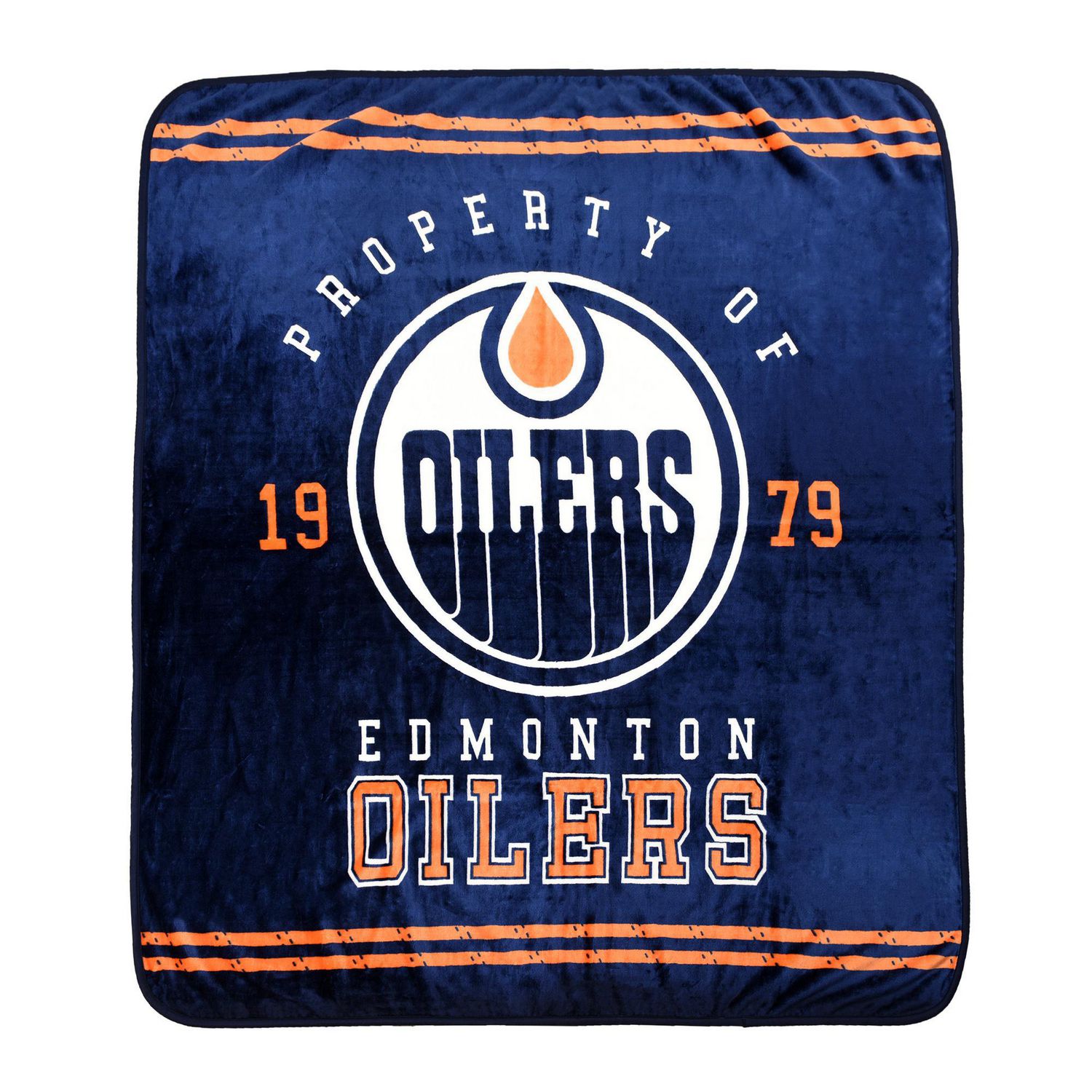 NHL Edmonton Oilers Luxury Velour Blanket | Walmart Canada