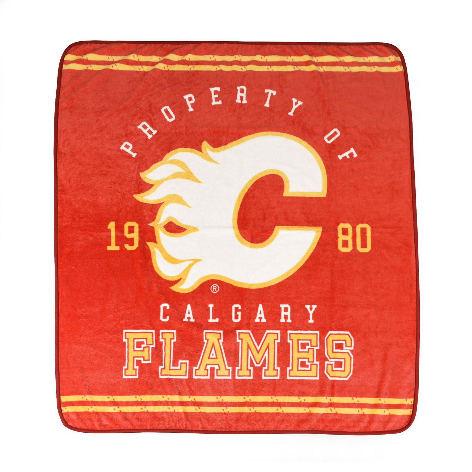 NHL Calgary Flames Luxury Velour Blanket Walmart Canada