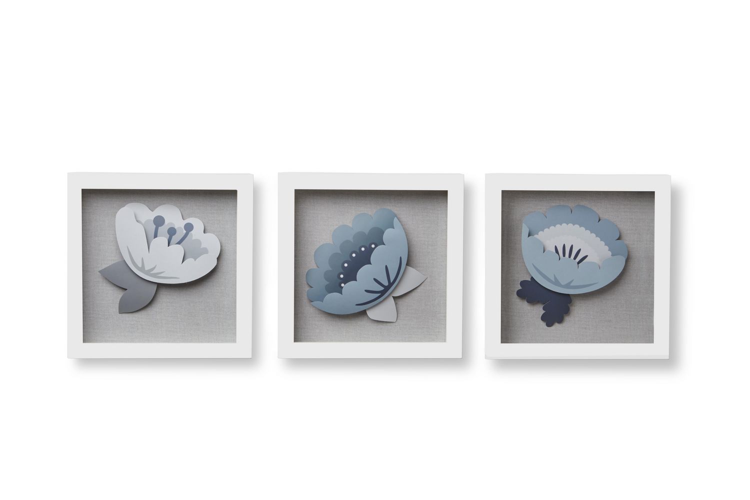 hometrends Paper Flowers Wall Decor Set of 3 Walmart Canada