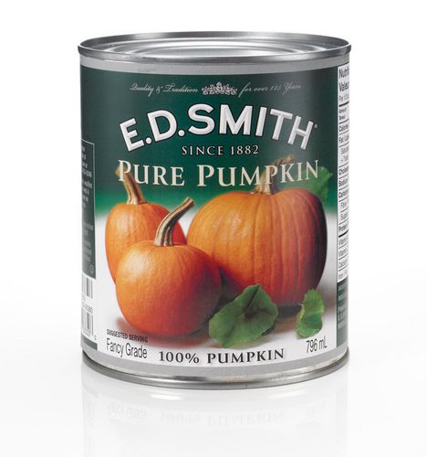 how many ounces are in a large can of pumpkin puree?