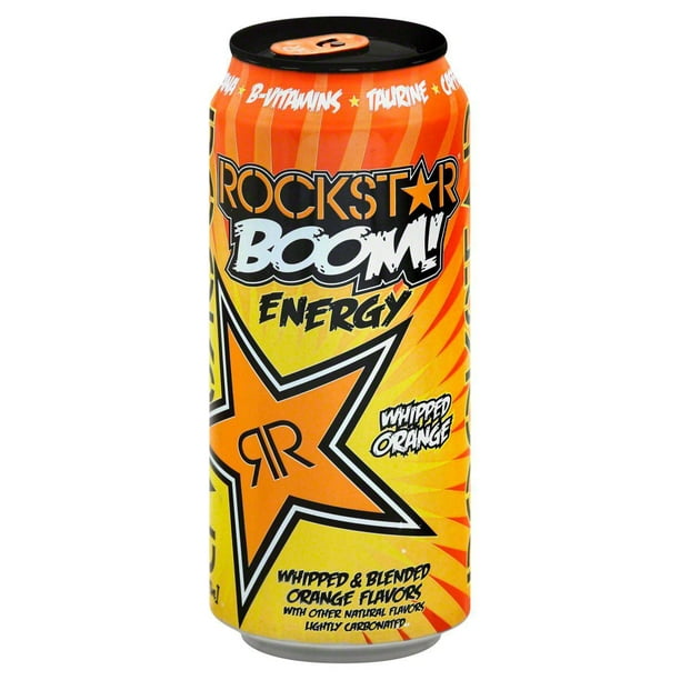 Rockstar Boom Saveur Orange 473mL