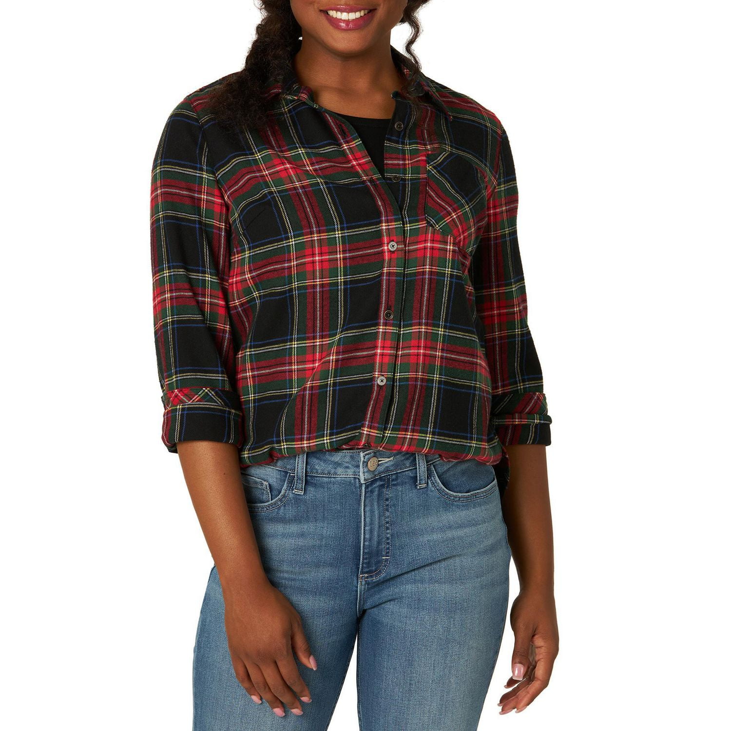 Lee Riders Women's Long Sleeve Western Flannel Shirt | Walmart Canada