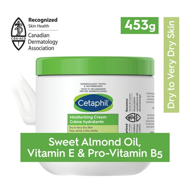 Cetaphil Moisturizing Cream | Non-Greasy, Hydrating Moisturizer for Dry to Very Dry, Sensitive Skin | Provides 48-Hour Hydration | Dermatologist Recommended