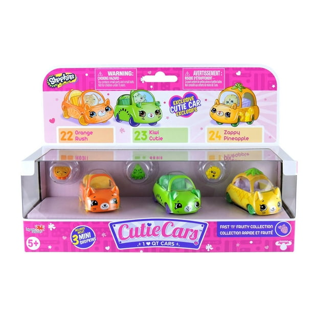 Shopkins Cutie Cars 3-Pack, Tea Brake