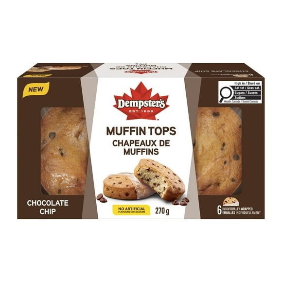 Dempster’s®  Chocolate Chip Muffin Tops, Pack of 6