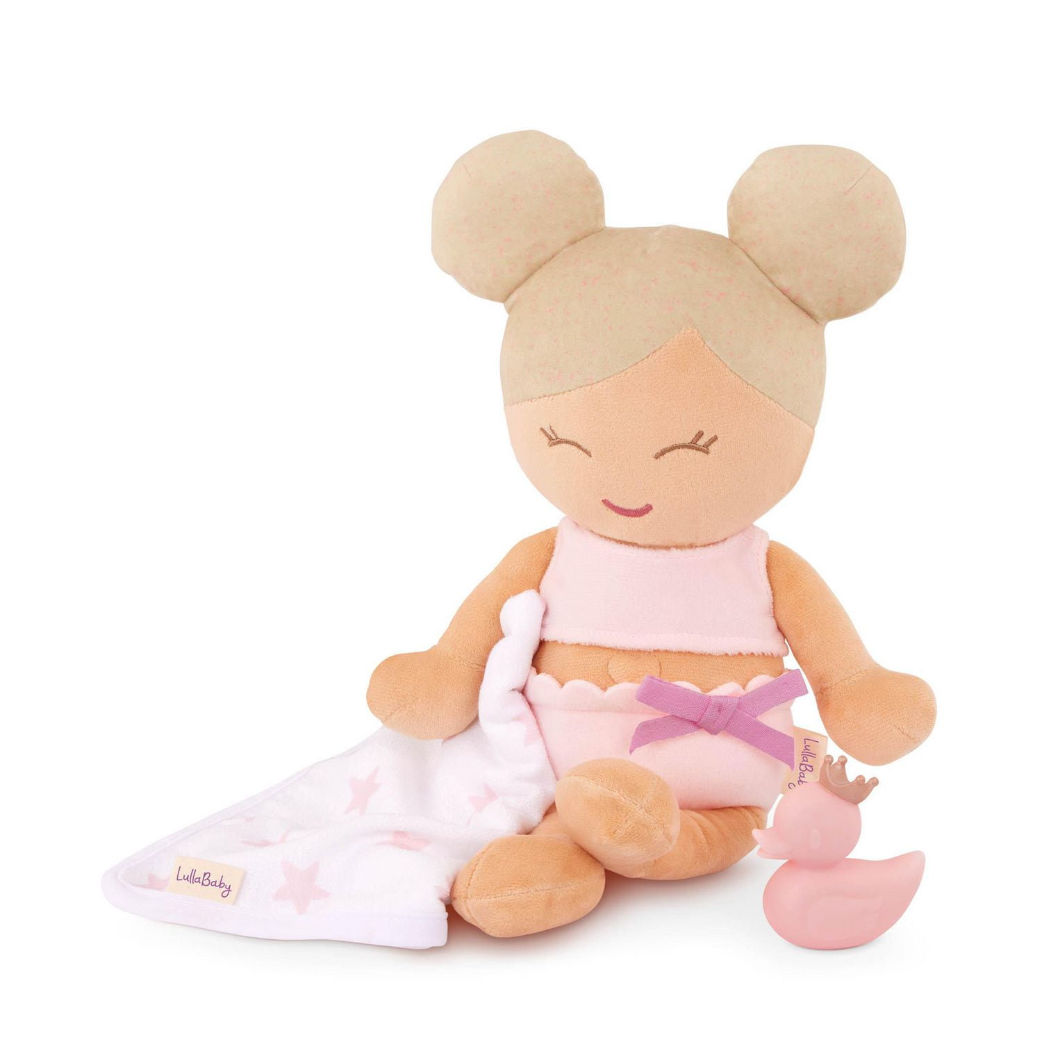 LullaBaby Bath Doll Blonde Hair Fair Skin Tone LullaBaby Bath Doll Water Safe Baby Doll