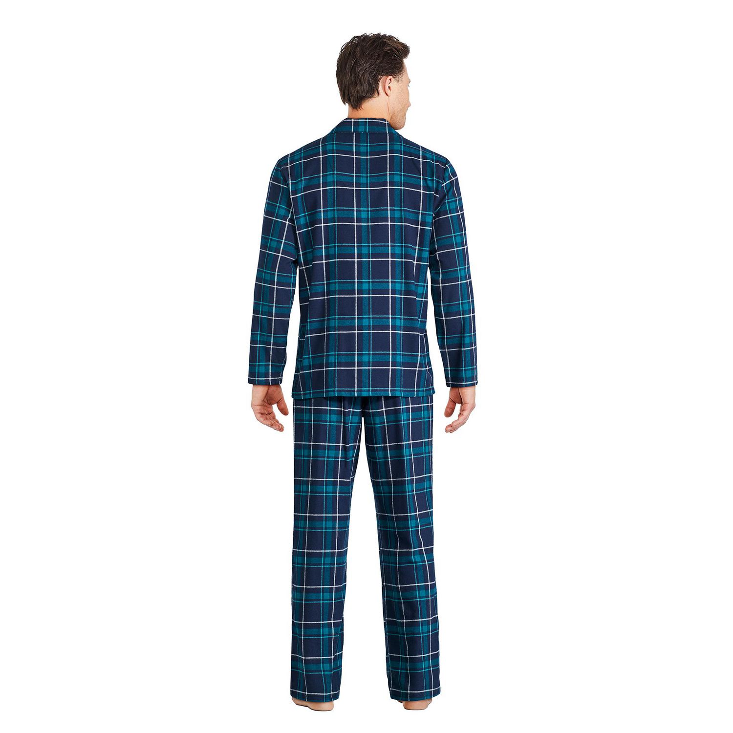Pyjama pour homme âgé avec ouverture par pressions - facile à mettre
