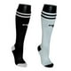Chaussettes de soccer pack de valeur, Striker, senior, noir/blanc – image 1 sur 1