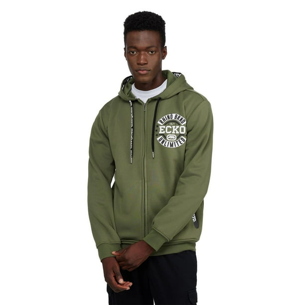 ECKO UNLTD Men’s Zip and Tape Twill Hoodie - Walmart.ca