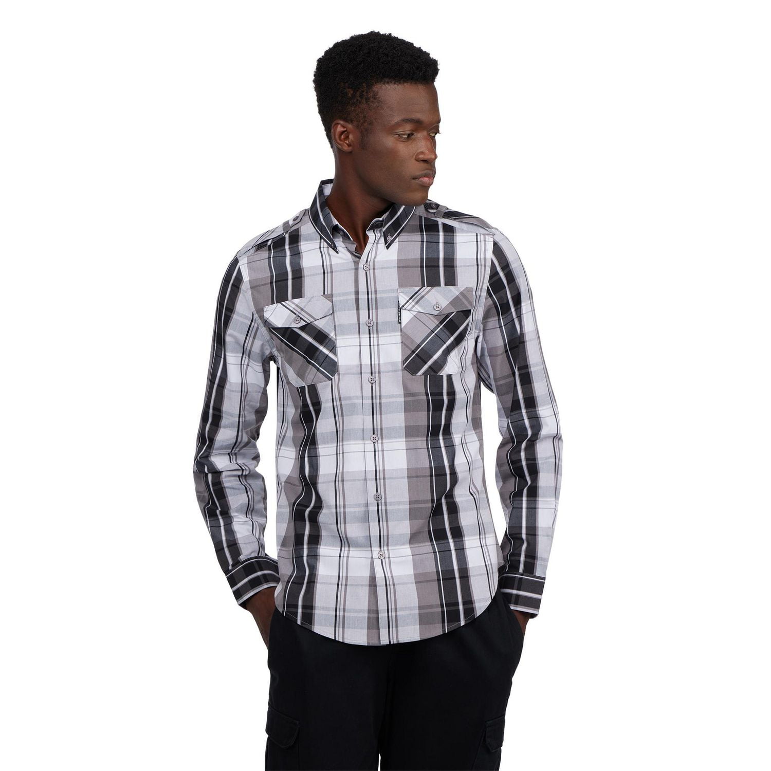 ECKO UNLTD Men’s State Longsleeve Woven Shirt