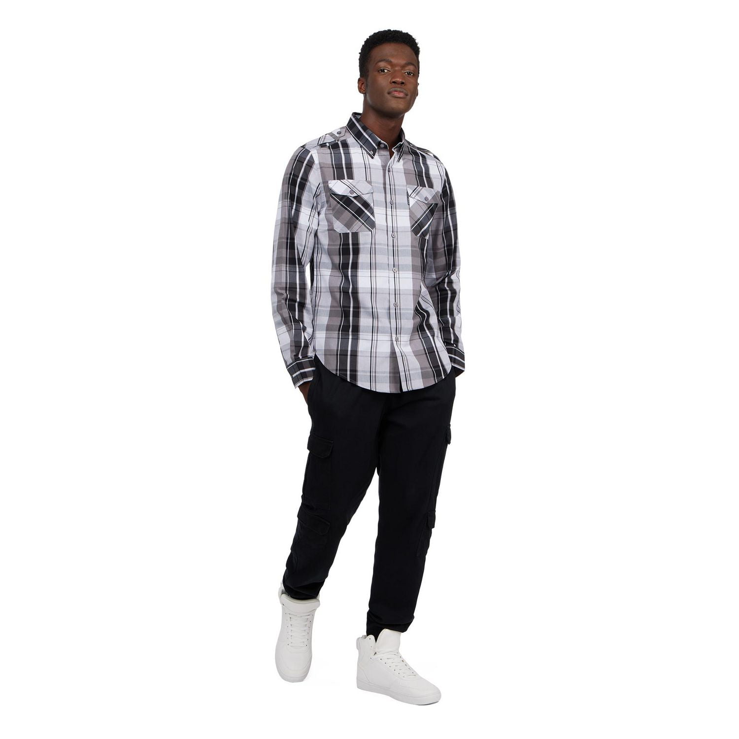 ECKO UNLTD Men’s State Longsleeve Woven Shirt