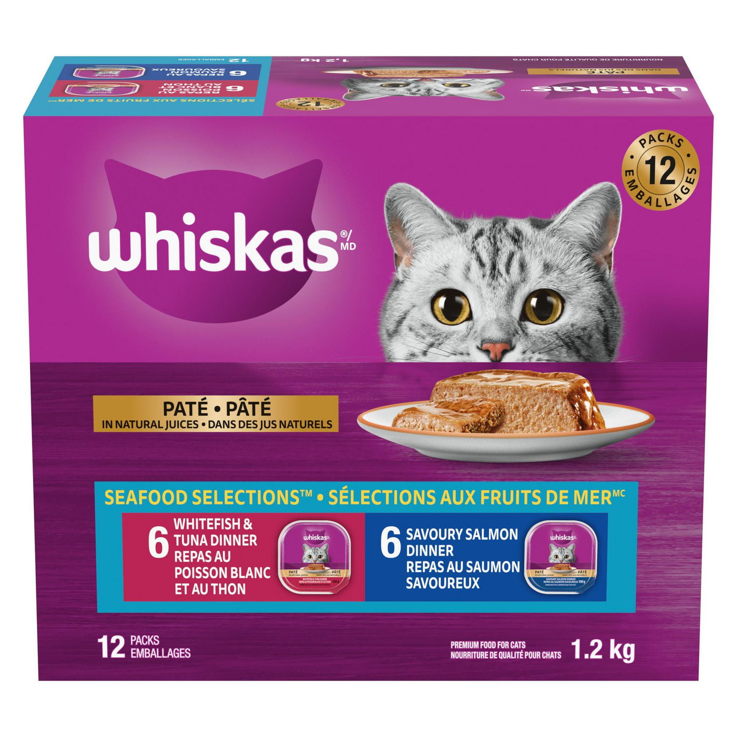 Whiskas tuna clearance and whitefish