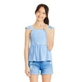 thumbnail image 1 of Haut à œillets style nuisette Justice pour filles, 1 of 3