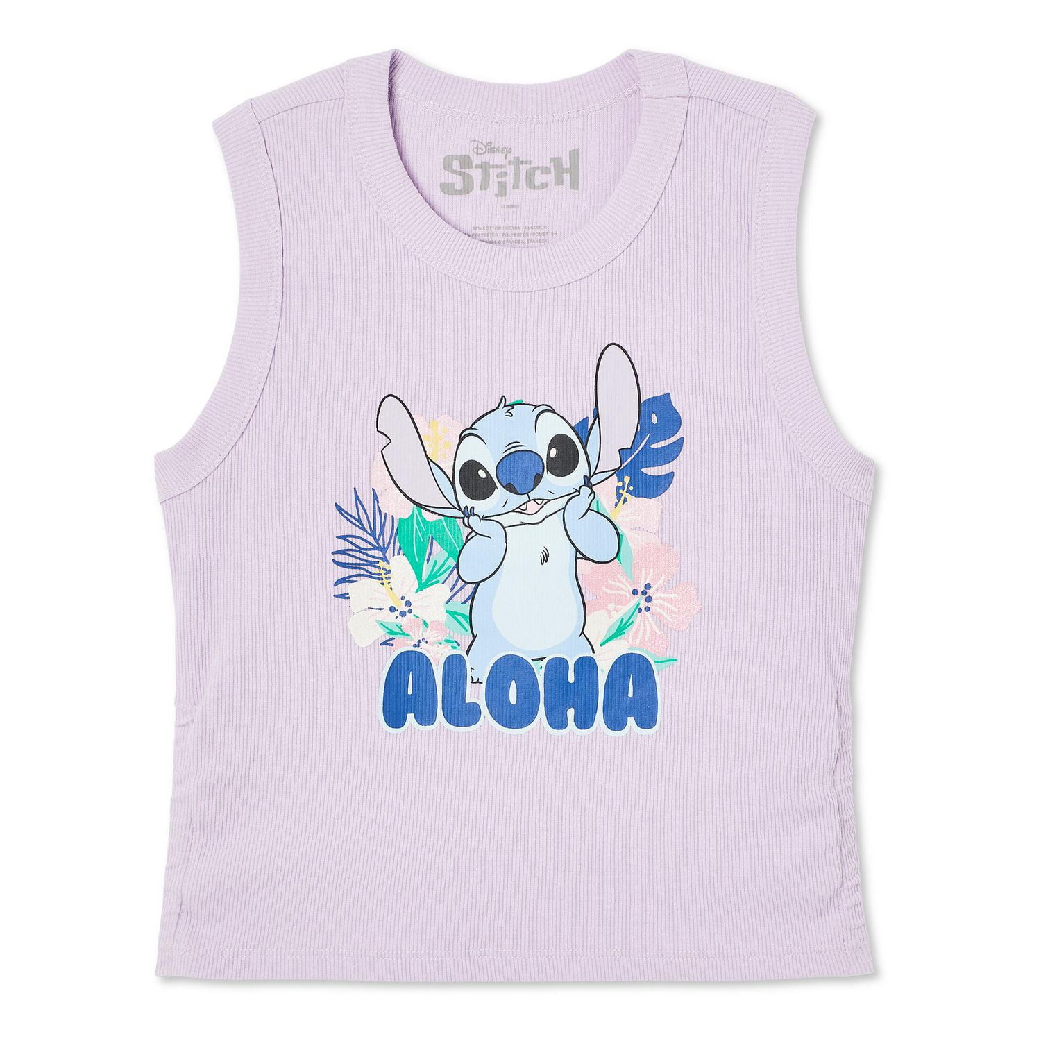Débardeur côtelé Stitch Disney pour filles