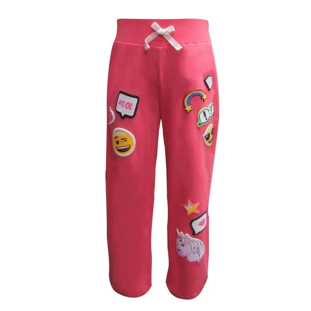 Pantalon en molleton Jogger Emoji pour filles