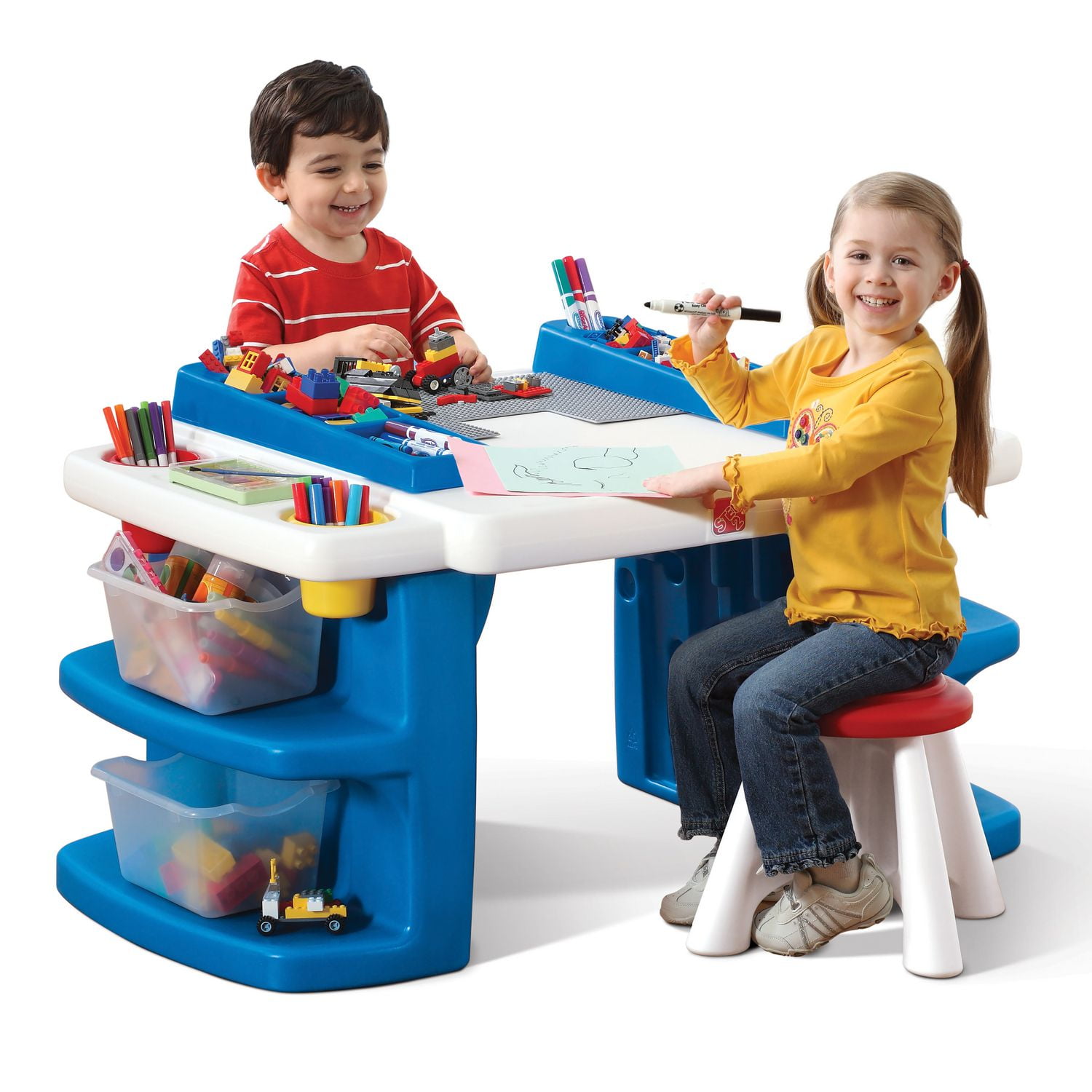 Step2 build & store on sale kids block & activity table