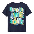 thumbnail image 2 of Athletic Works Boys' Back Graphic Tee, 2 of 2