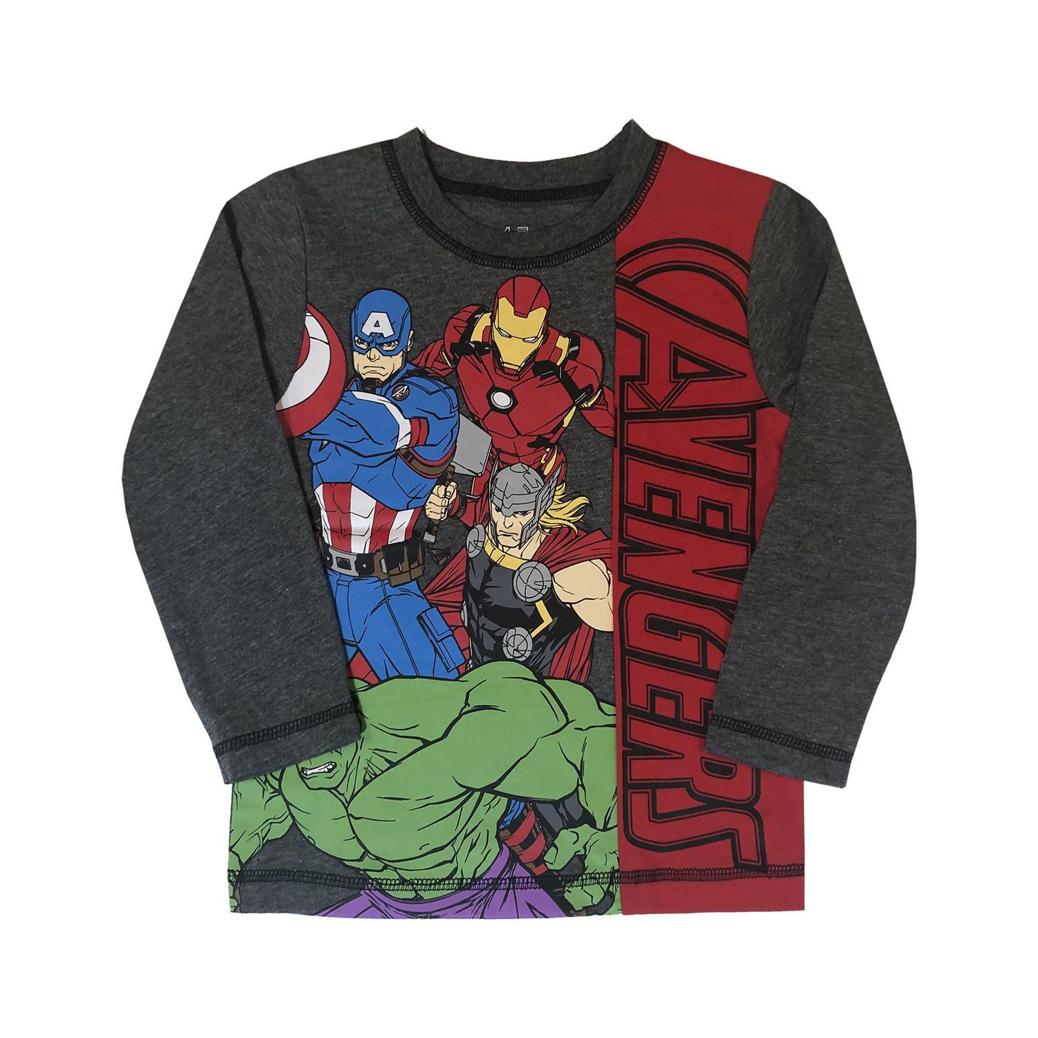 Marvel, Boys, Avenger long sleeve top | Walmart Canada