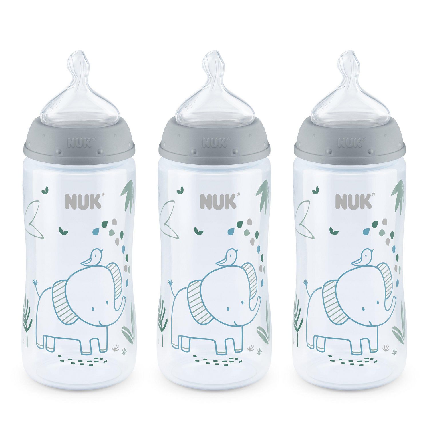 NUK Smooth Flow Anti-Colic Bottle 10oz Breast Milk Feeding Baby Pick Style  Color