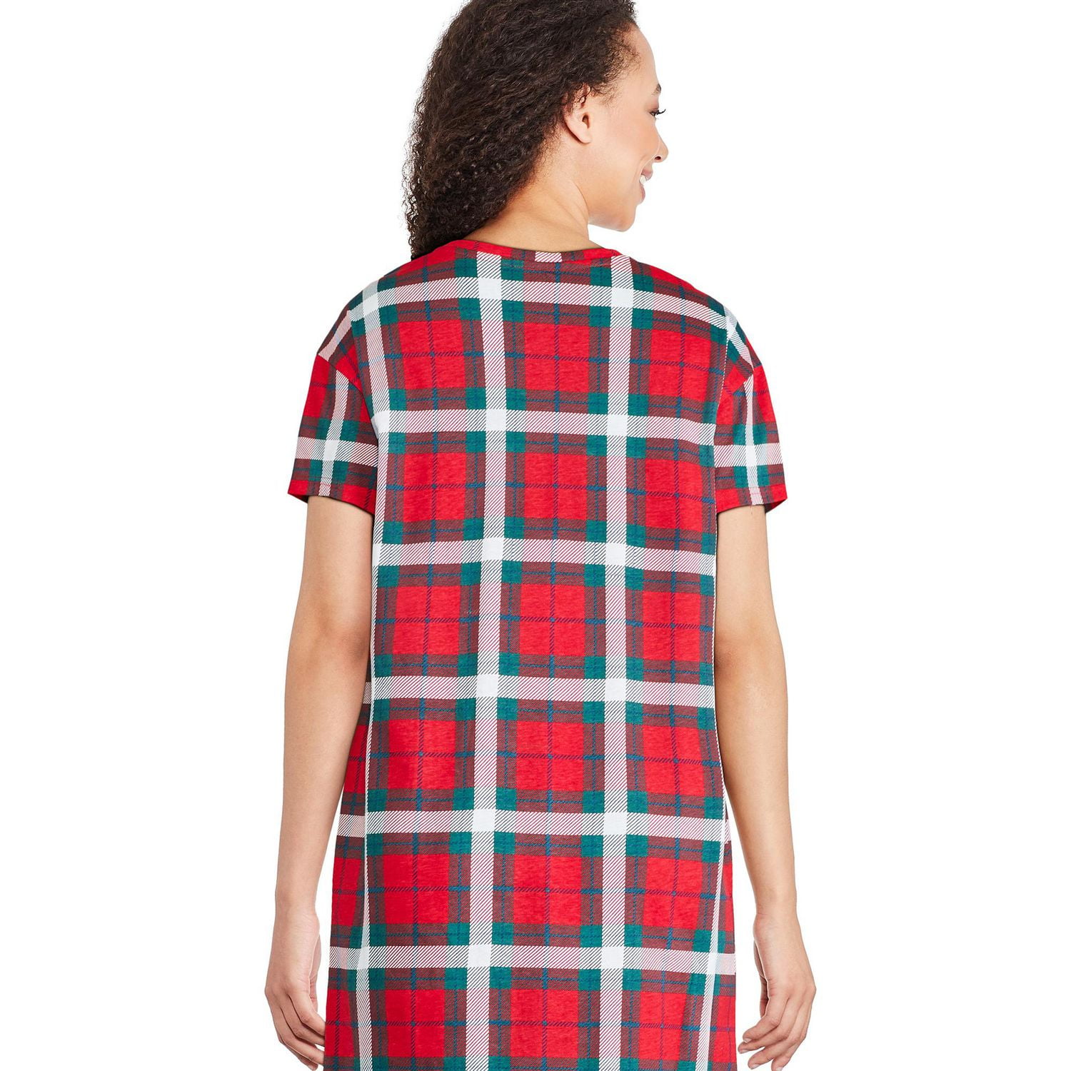 Chemise de nuit à encolure ras du cou George pour femmes Tailles P-TG