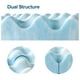 Spa Sensations by Zinus 2" Swirl Cooling Gel Memory Foam Air Flow Mattress Topper- 5 Year Warranty - image 4 of 7