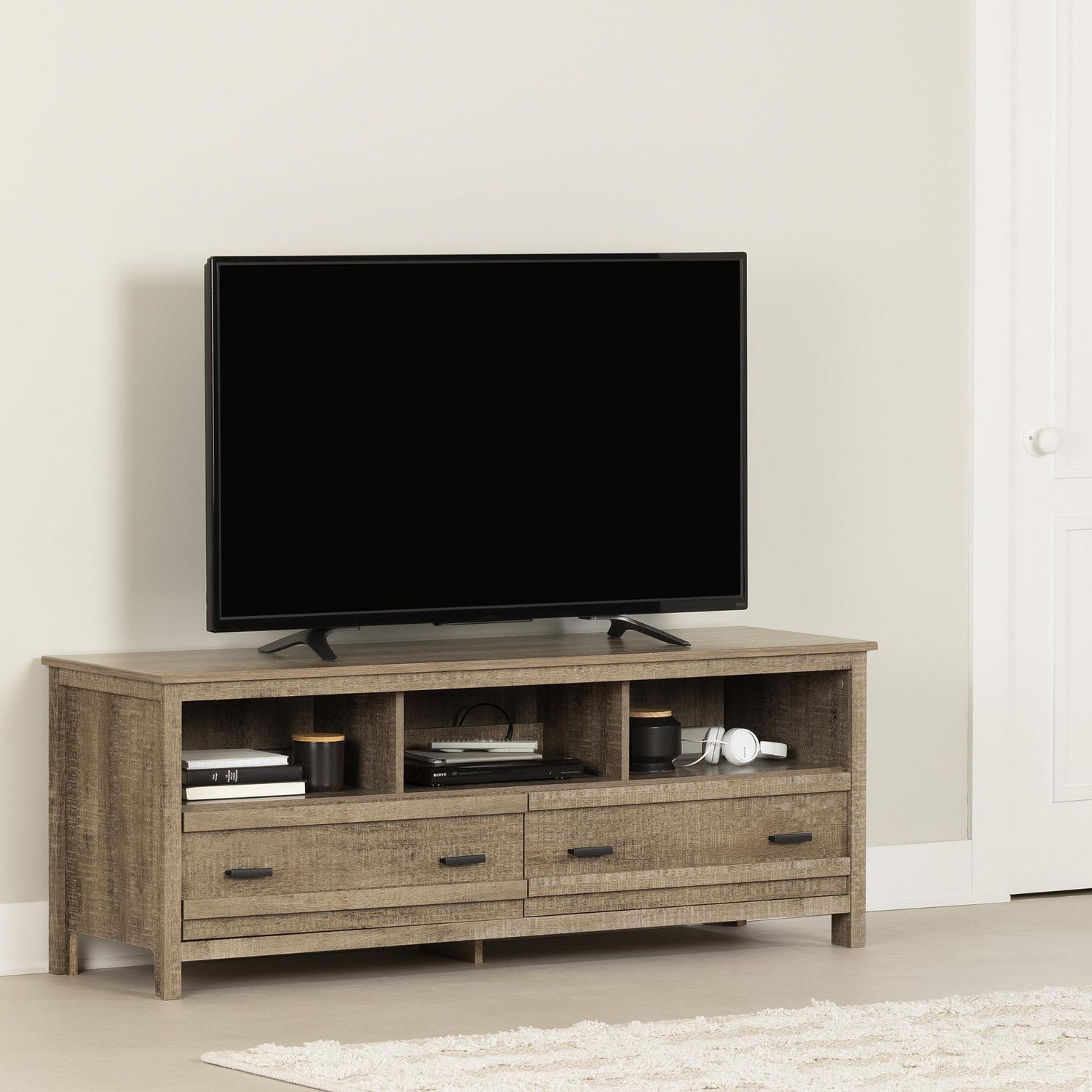 South Shore Exhibit TV Stand for Tv s up to 60 Inches