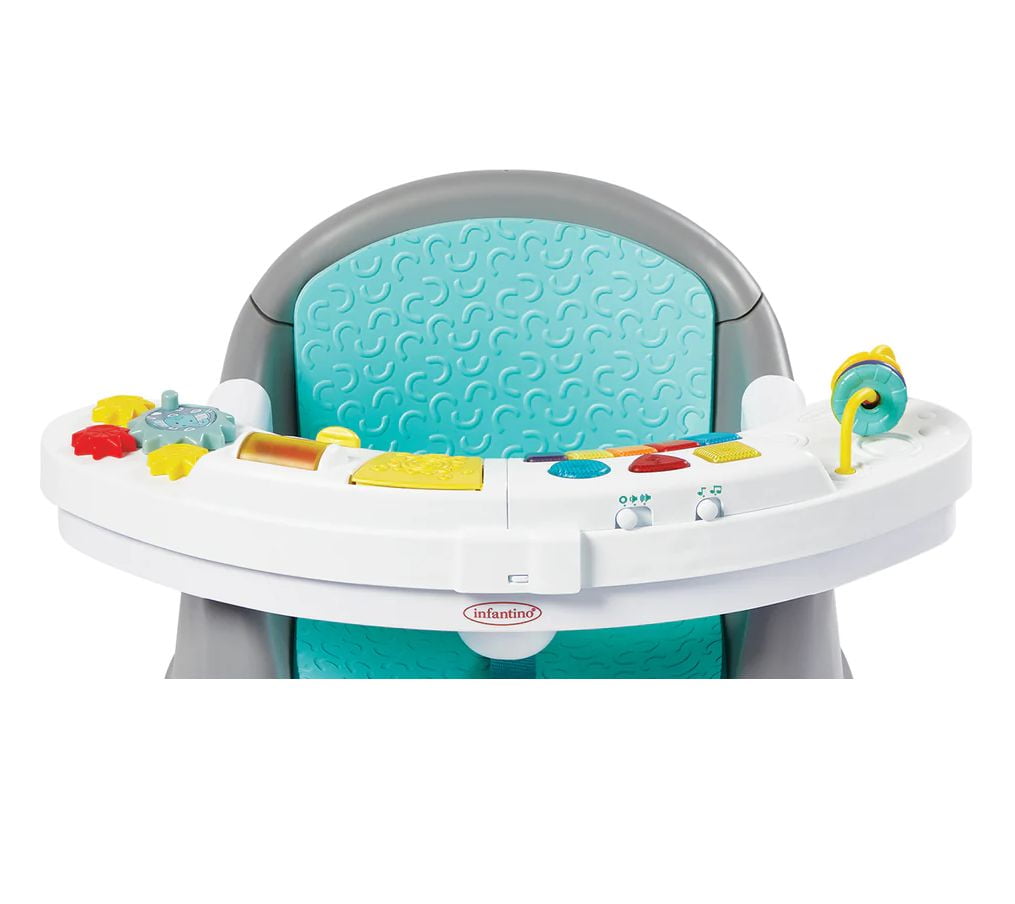 Infantino Music Lights 3 in 1 Discovery Seat Booster Interactive play and snacks booster. Walmart