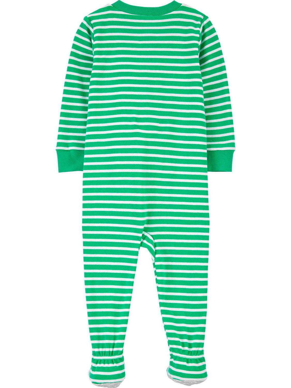 Child of Mine made by Carter's Infant Boys' Cotton  1-piece Pyjama - Green Stripe