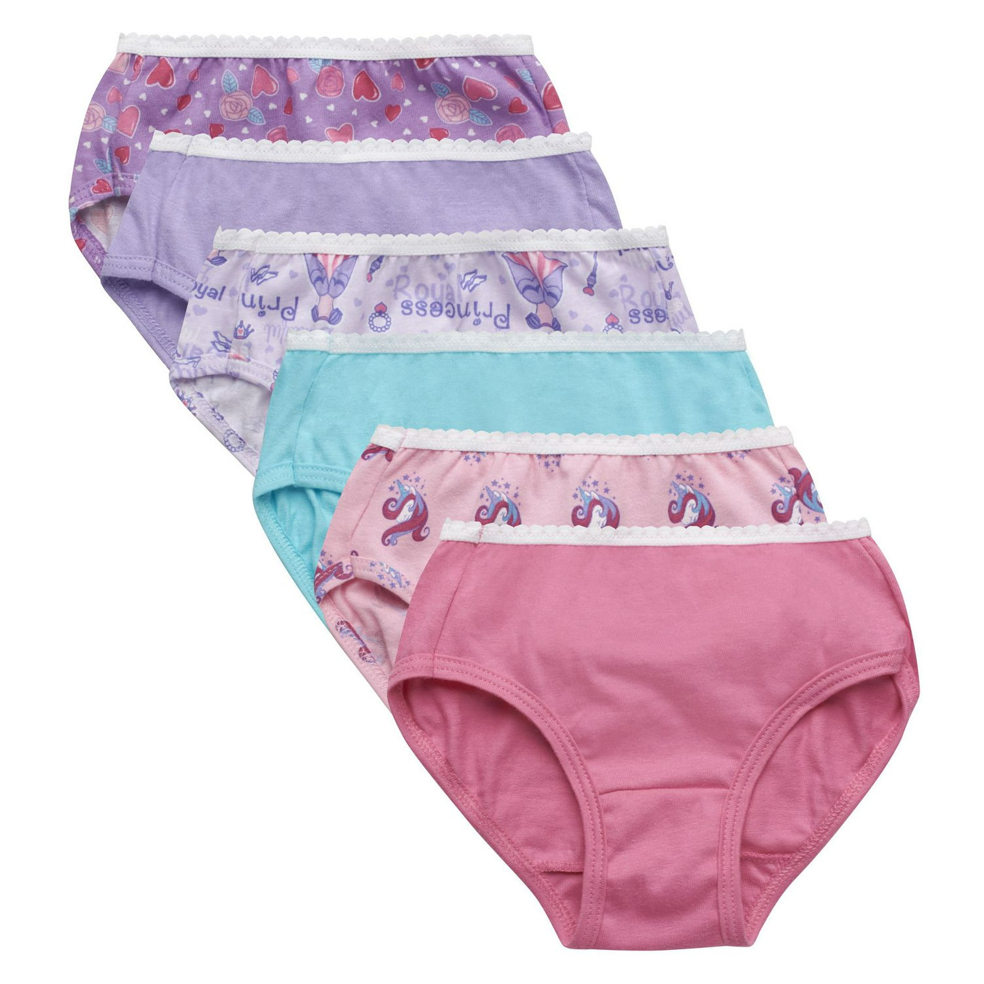 Disney Frozen Knit underwear 6 Pack Kids Girls, Sizes 2T to 8