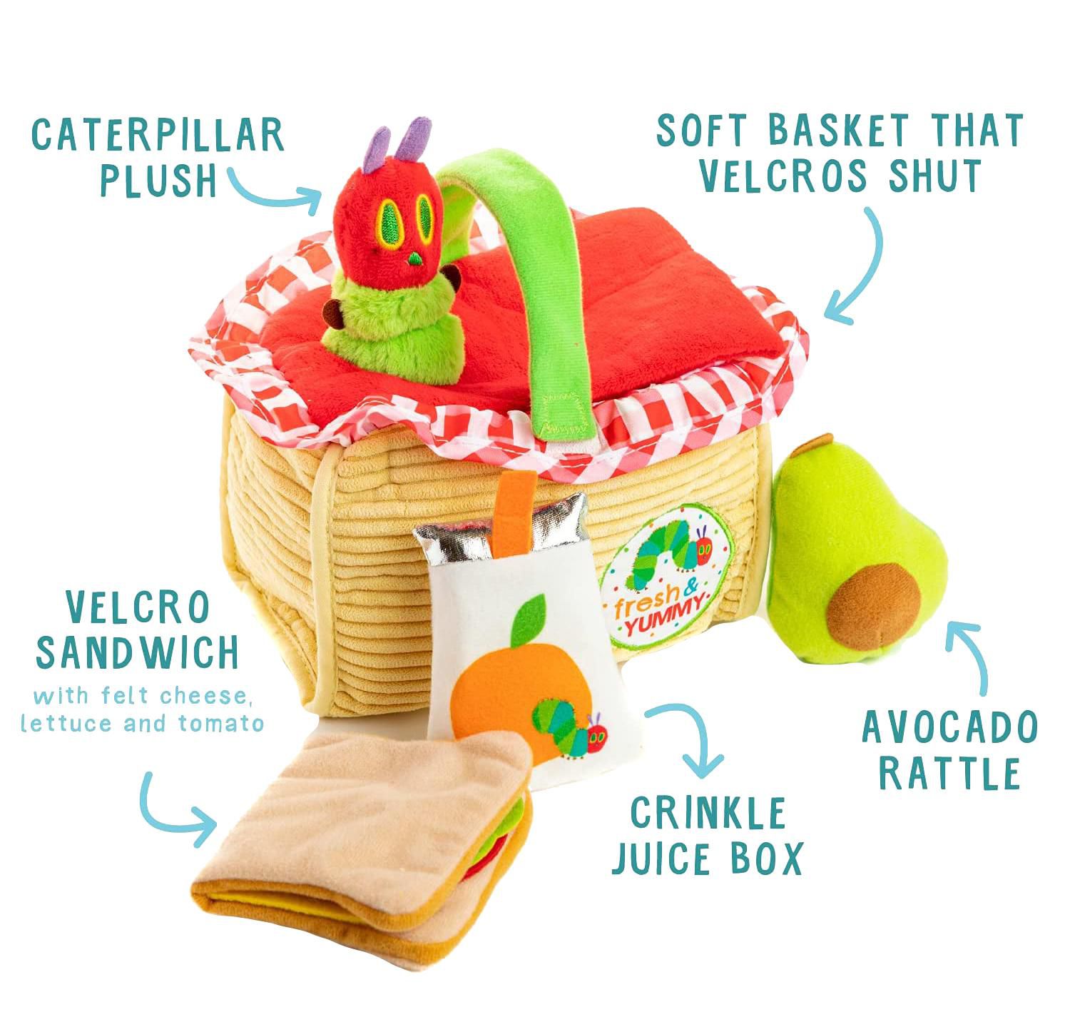 World of Eric Carle The Very Hungry Caterpillar Picnic Basket Playset