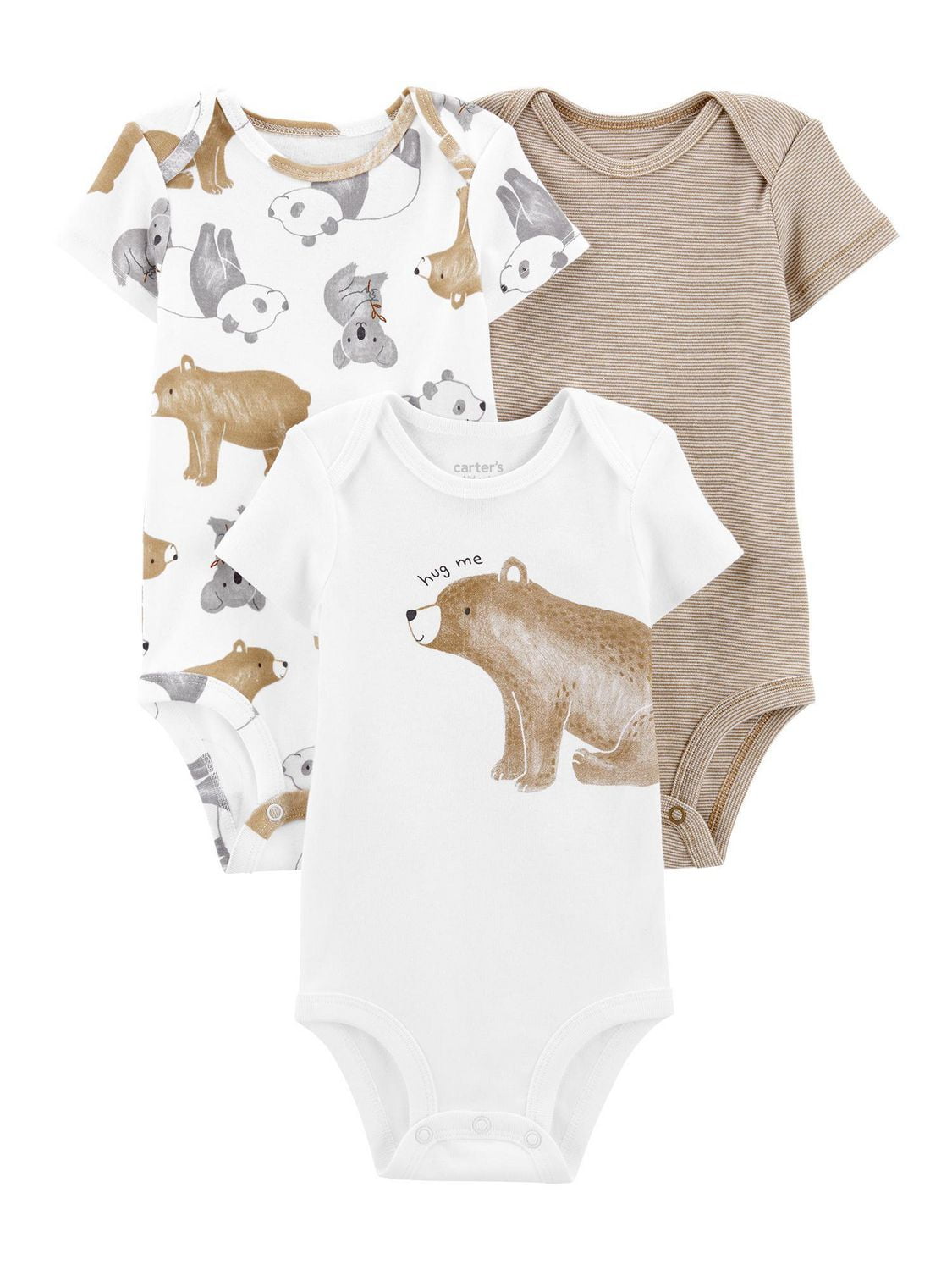 Child of Mine made by Carter's 3Pack Newborn Boys Bodysuits