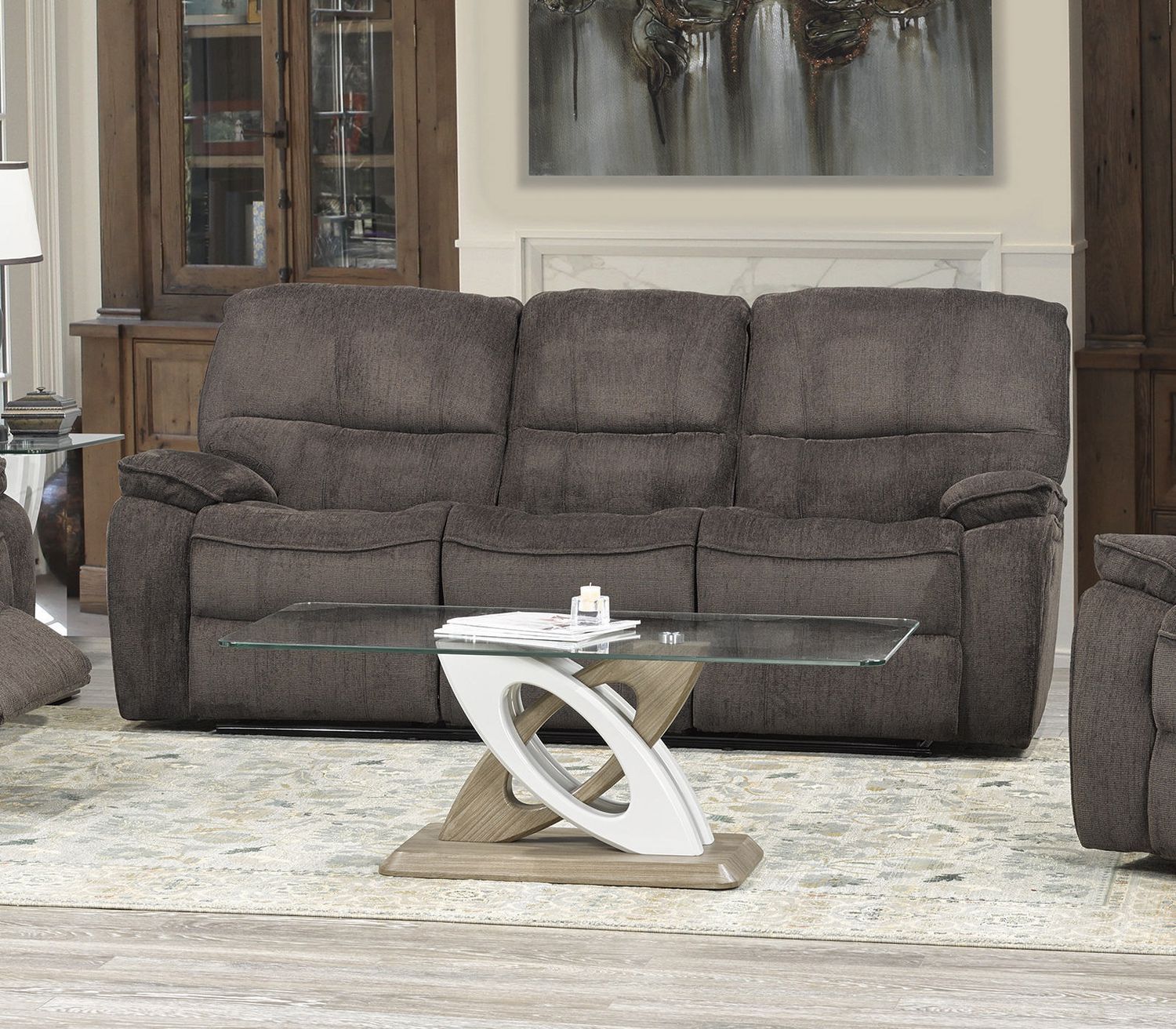 Brassex Inc Edmonton Recliner Sofa, Brown Walmart Canada