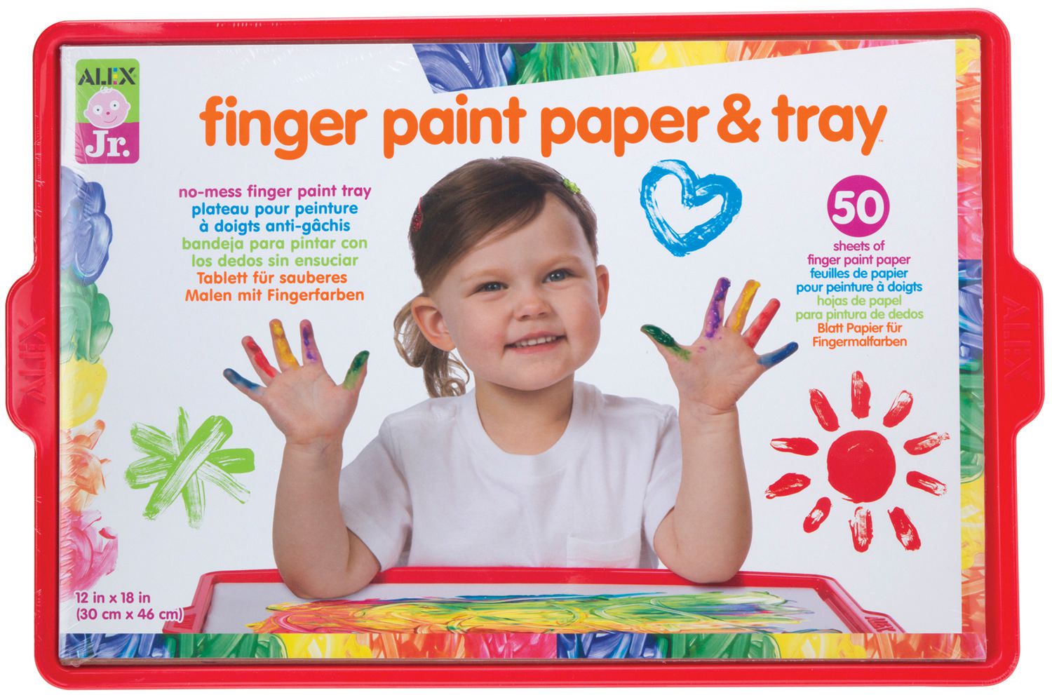 Alex Toys Jr. Finger Paint Paper & Tray Walmart Canada