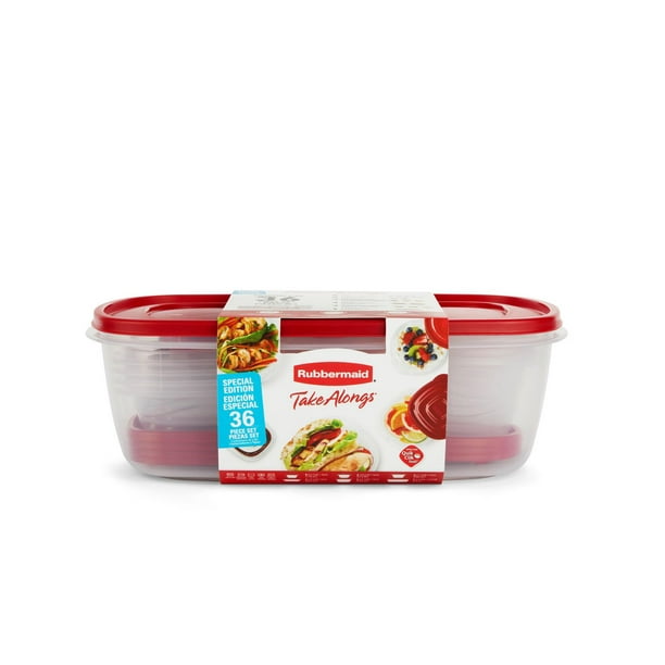 Rubbermaid 36 Piece TakeAlong Food Storage Containers Walmart.ca