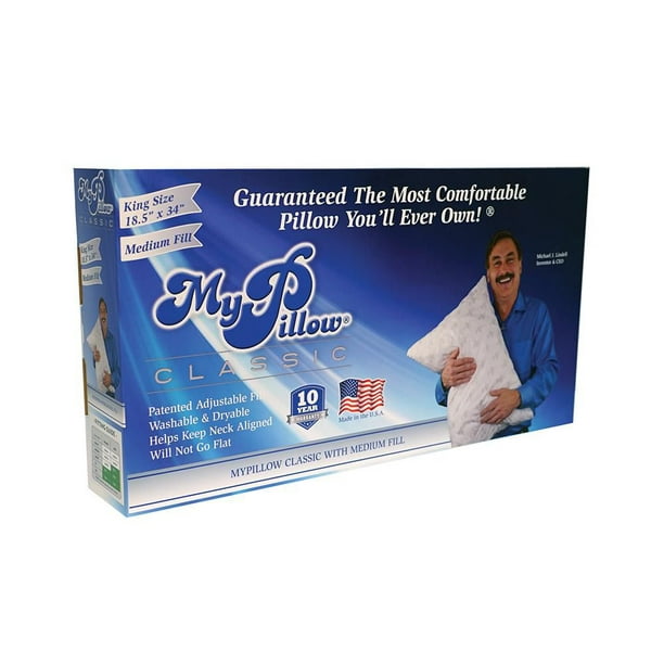 MyPillow Classic Series Bed Pillow, King, Medium Walmart.ca