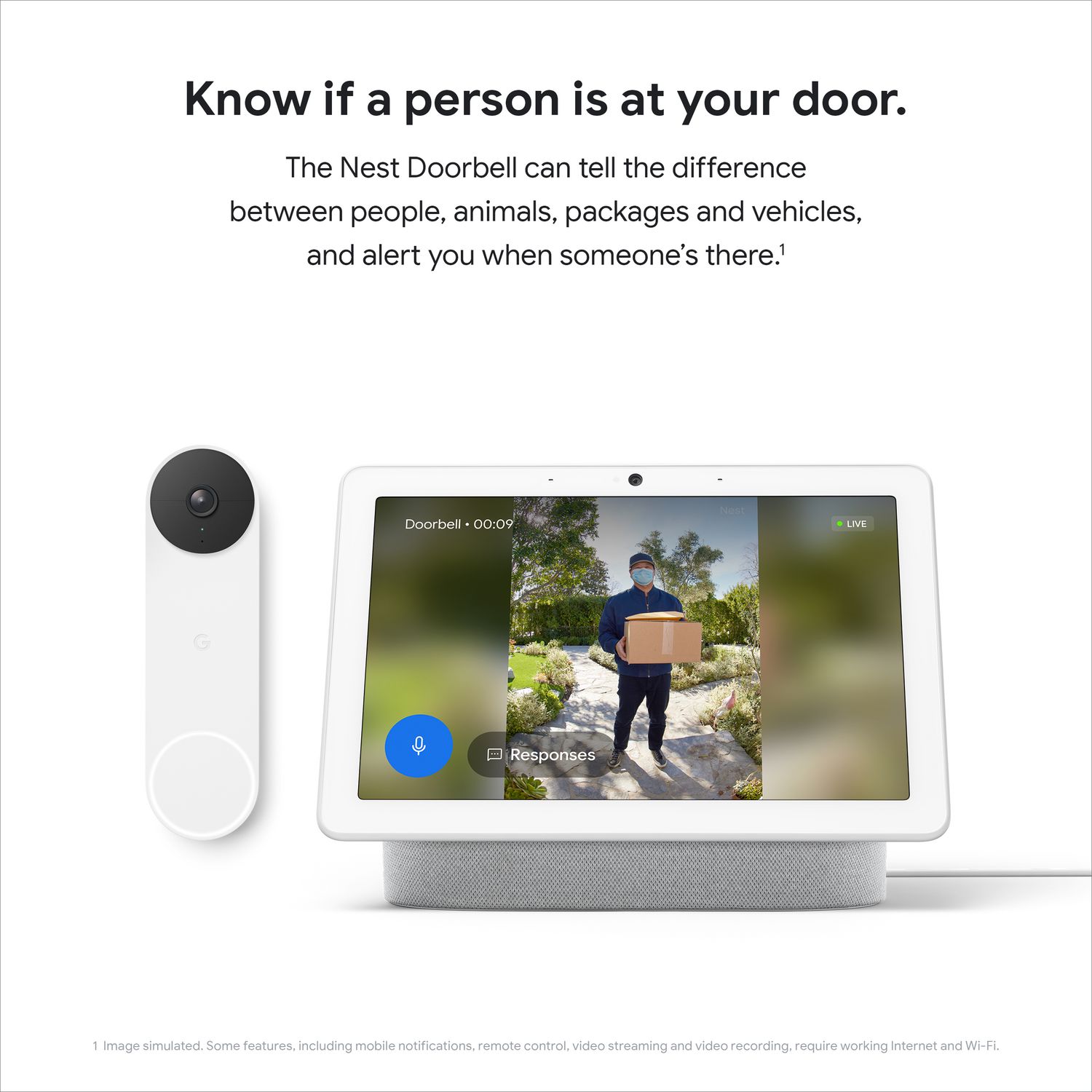 Google Nest Doorbell - Battery, Night Vision - Walmart.ca