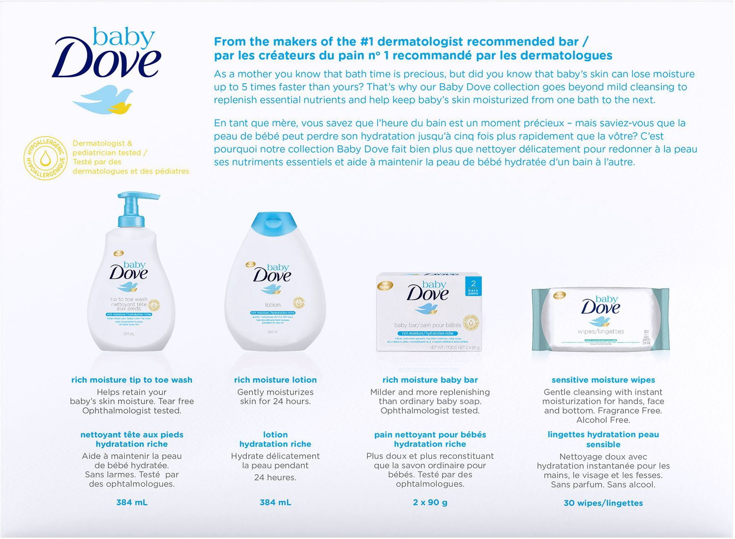 dove baby care kit