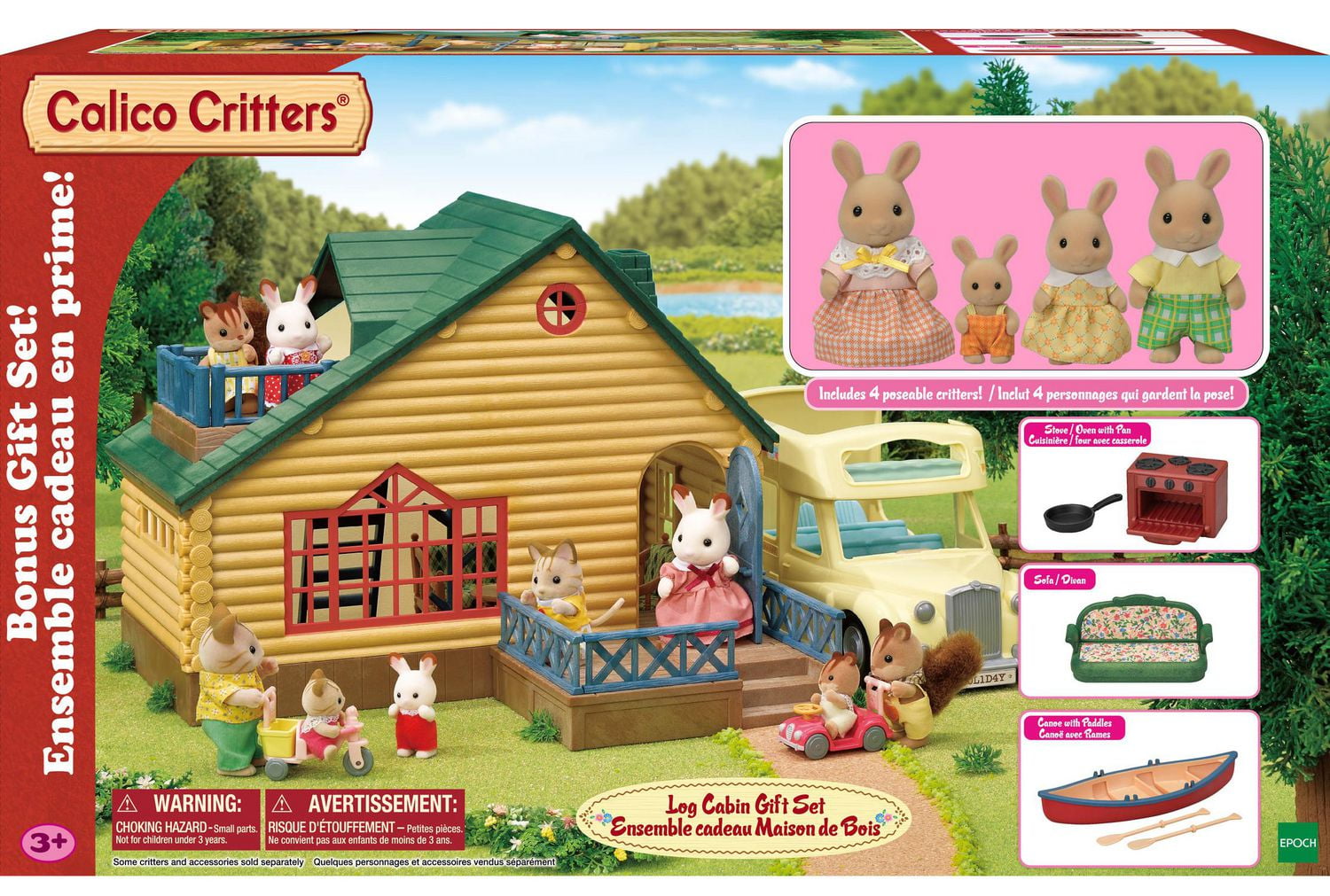 calico critters log cabin