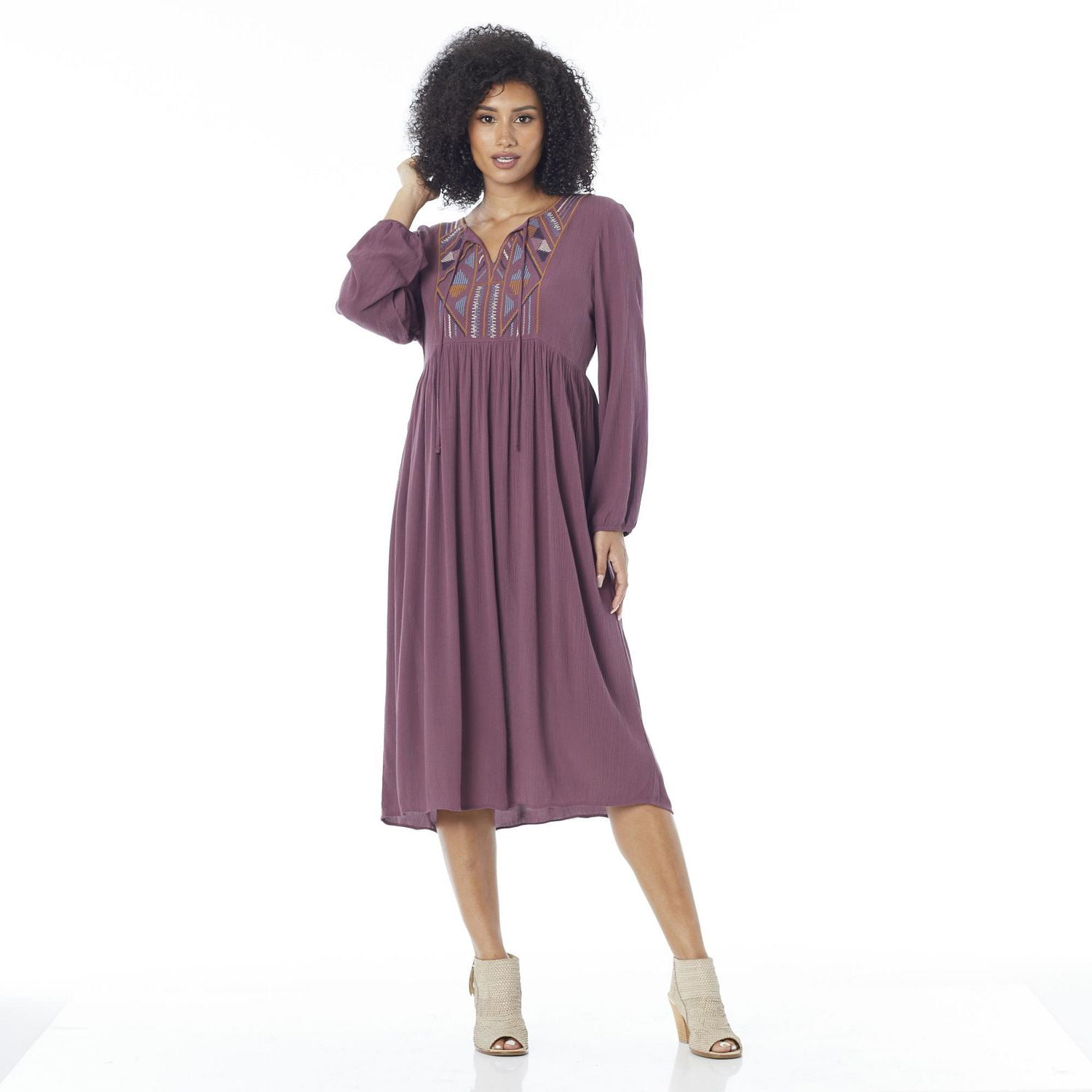 IVY Women's 3/4 Sleeve Dress