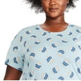 thumbnail image 4 of George Plus Women's Crew Neckline Nightshirt, 4 of 6