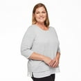 thumbnail image 2 of Penmans Plus Women's 3/4 Sleeve Fooler Top, 2 of 6