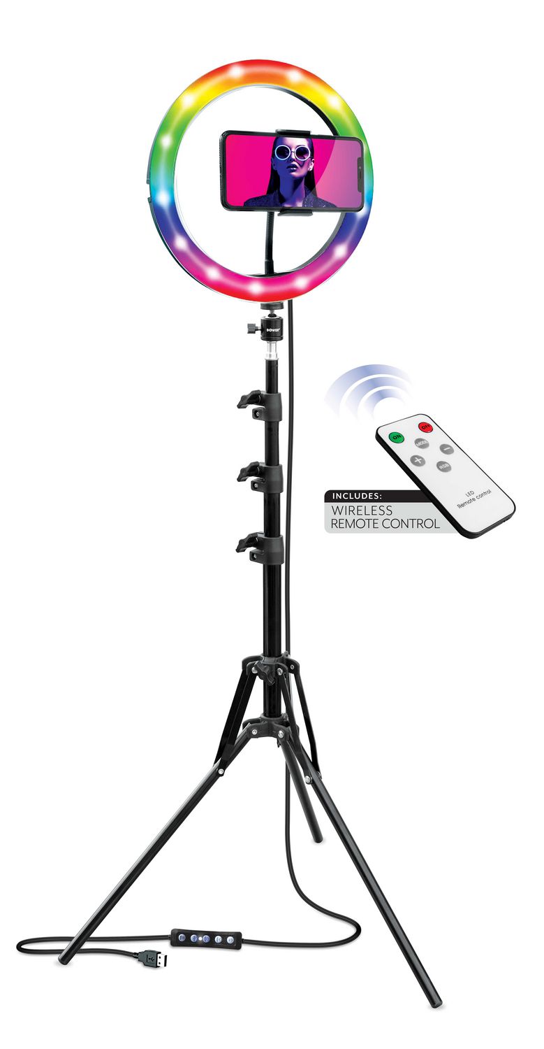UBeesize 12 Ring Light with Tripod, Selfie Ring Light with 62 Tripod Stand, Light  Ring for Video RecordingLive Streaming(YouTube, Instagram, TIK Tok),  Compatible with Phones, Cameras and Webcams - Newegg.com