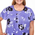 thumbnail image 4 of Penmans Plus Women's Flutter Sleeve Nightgown, 4 of 6