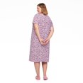 thumbnail image 3 of Penmans Plus Women's Flutter Sleeve Nightgown, 3 of 6
