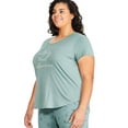 thumbnail image 2 of George Plus Women's Scoop Neckline Tee, 2 of 6