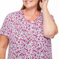 thumbnail image 4 of Penmans Plus Women's Flutter Sleeve Nightgown, 4 of 6